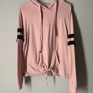 Black pink sweatshirt